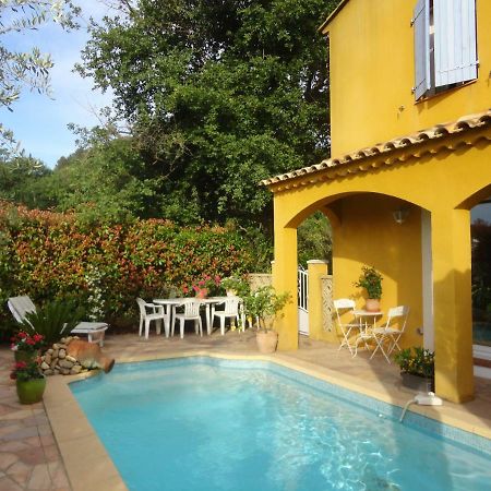 Deux Chambres Chez L'Habitant Dans Villa De Charme Avec Piscine Et Proche Mer Cuers Zewnętrze zdjęcie